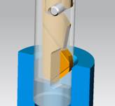 內(nèi)孔去毛刺倒角刀模擬