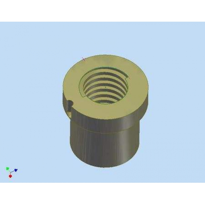How to reverse deburr threaded holes